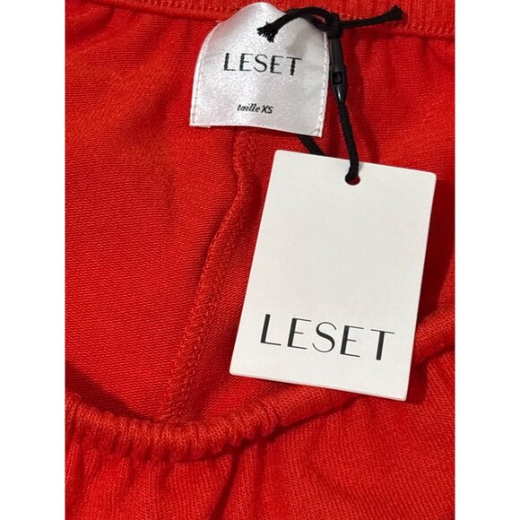 LESET Lauren Pocket Pants in Poppy X-Small New Womens Lounge Trousers - Picture 9 of 14